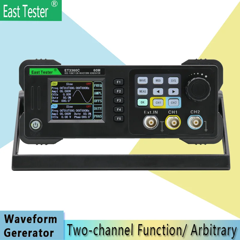 East Tester ET33C 20 MHz 40 MH – Dual Channel Arbitrary Waveform Function Generator 60Mhz Bewertung und Preis