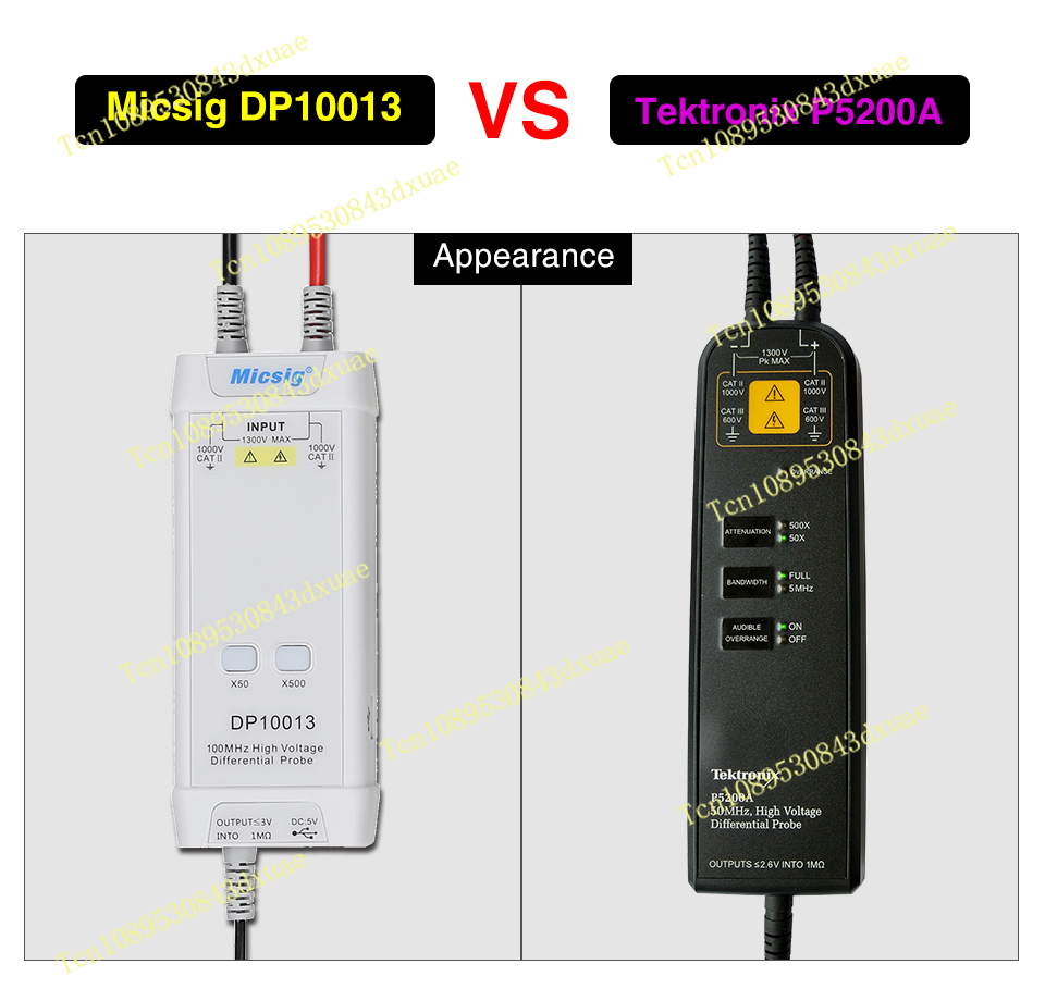 2025Micsig Oszilloskop 1300V 1 – High Voltage Differential Probe 100Mhz 1300V Bewertung und Preis